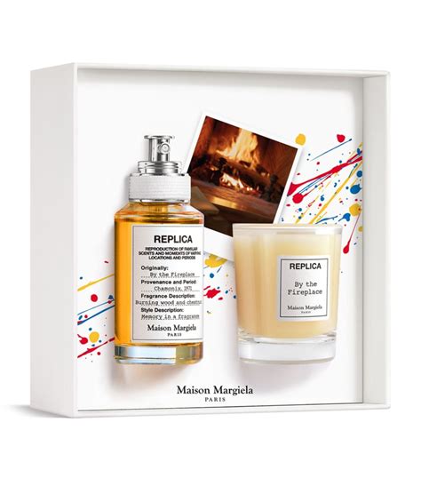 replica by the fireplace gift set